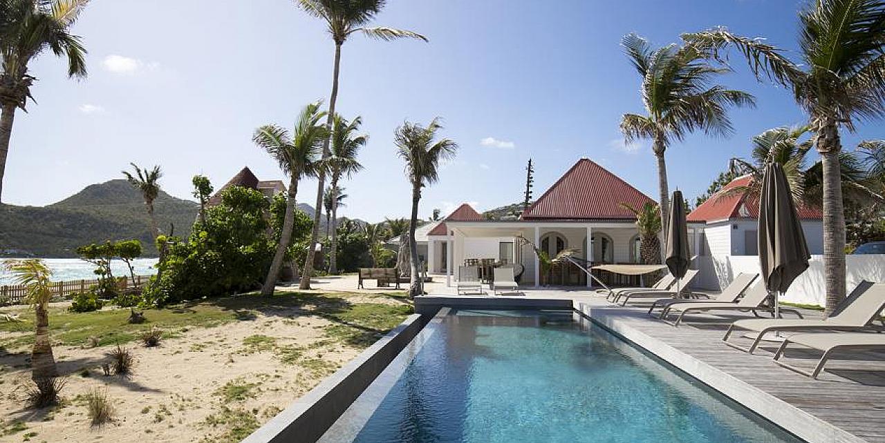 Le Moulin, beachfront villa, Saint Jean, St. Barths