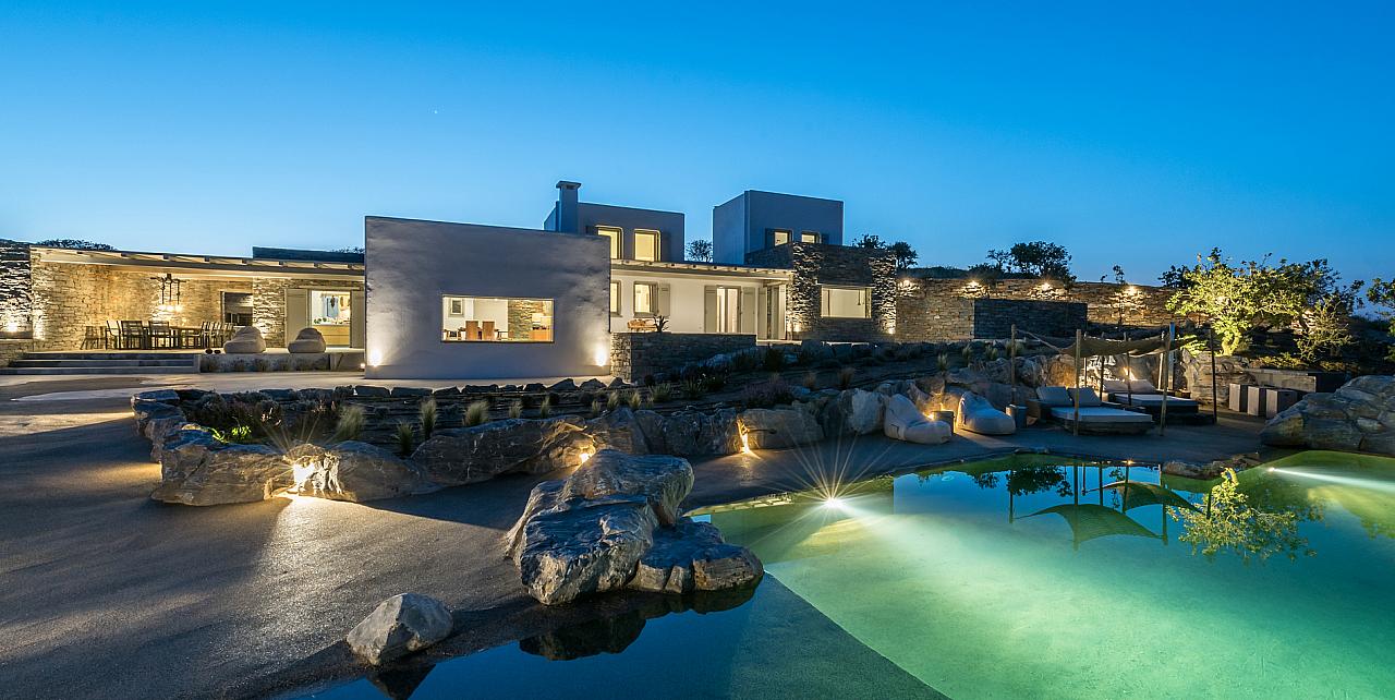 Villa Nomios - Luxury 5 bedroom villa on Kea Island 