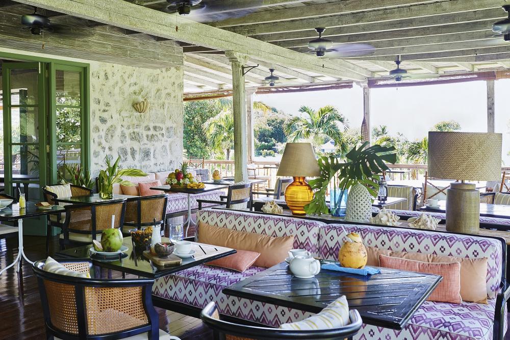 Mustique, The Cotton House Veranda Restaurant Mustique, The Cotton House Veranda Restaurant