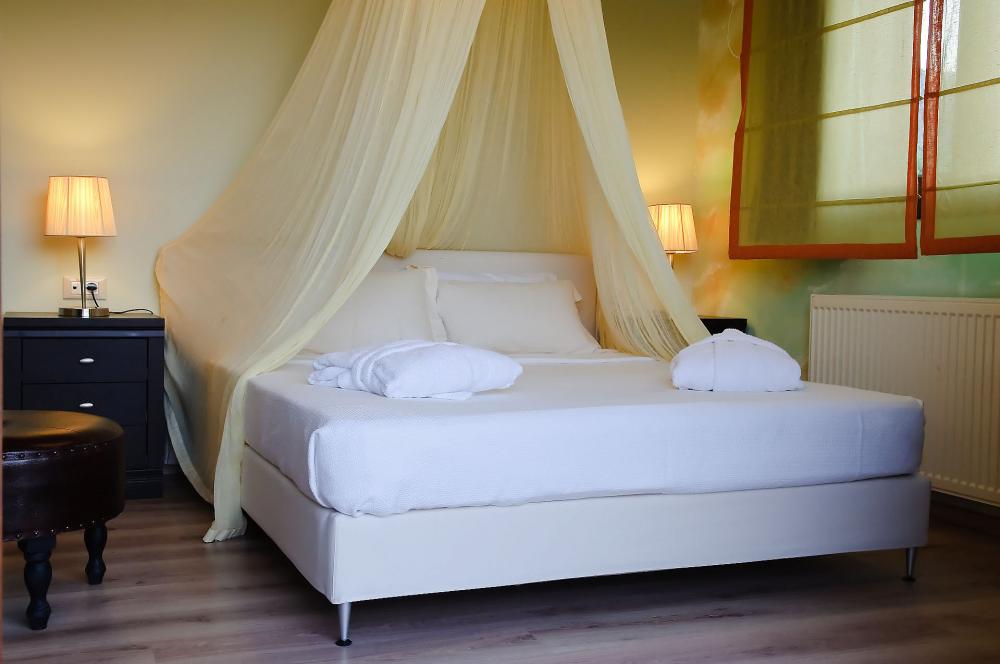 Elounda Gulf Beach Villa Upper level bedroom Elounda Gulf Beach Villa Upper level bedroom