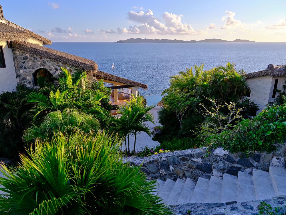 Aerial Private Island BVI Aerial