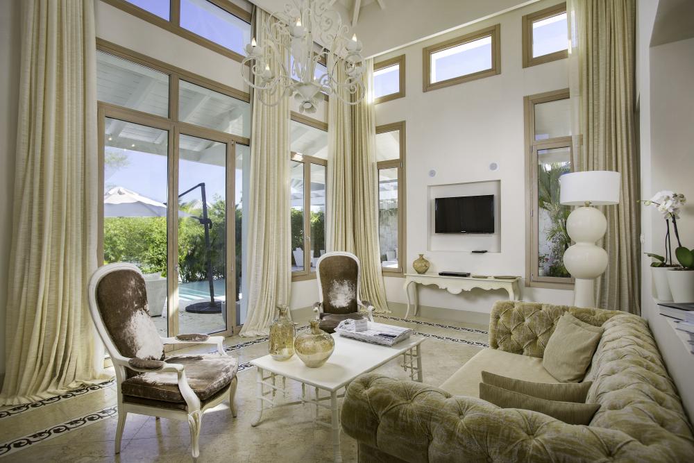 Eden Roc - Cap Cana Boutique Suites, Villas & Beach Club - 4 Bed Imperial Villa, Living Area Eden Roc - Cap Cana Boutique Suites, Villas & Beach Club