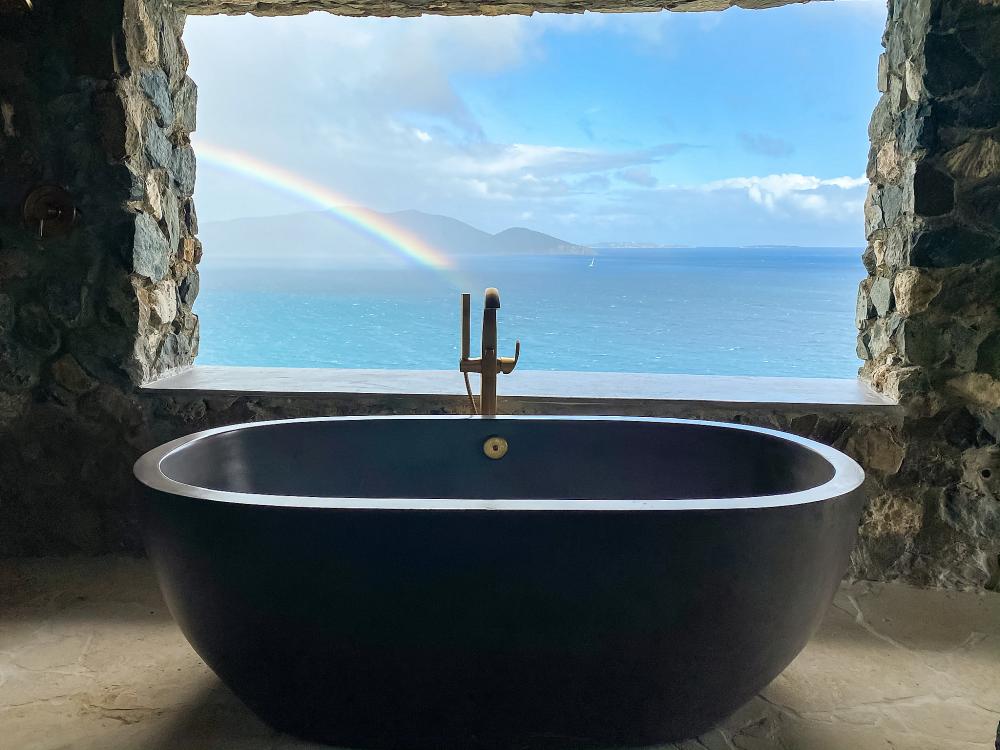 Aerial Private Island BVI Aerial