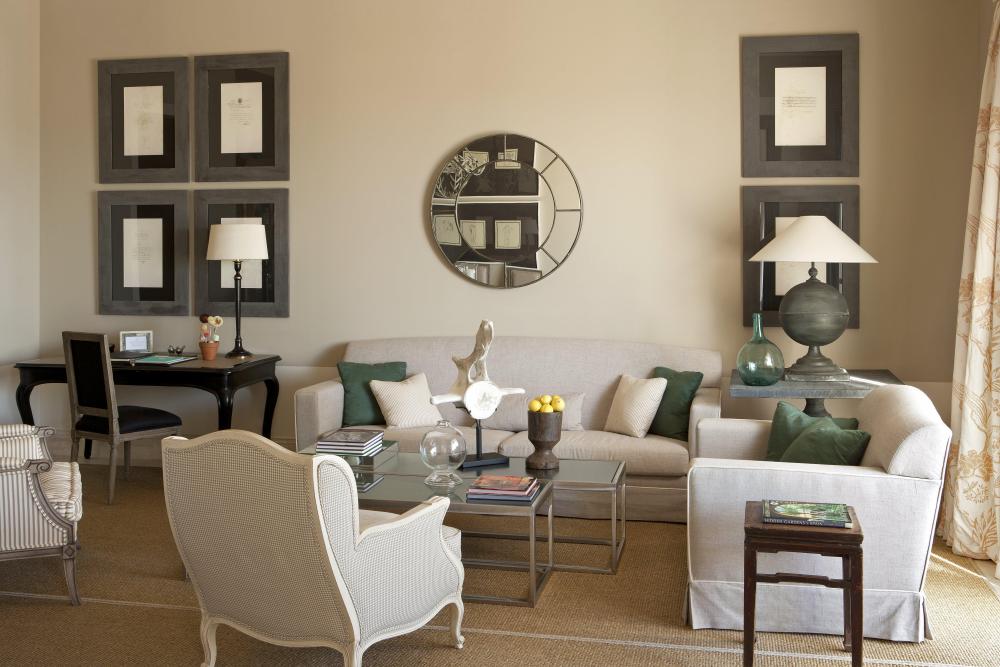 Puerto Banus, Spain - Finca Cortesin Resort - Hotel Executive Suite Living Room Puerto Banus, Spain - Finca Cortesin Resort - Hotel Executive Suite Living Room