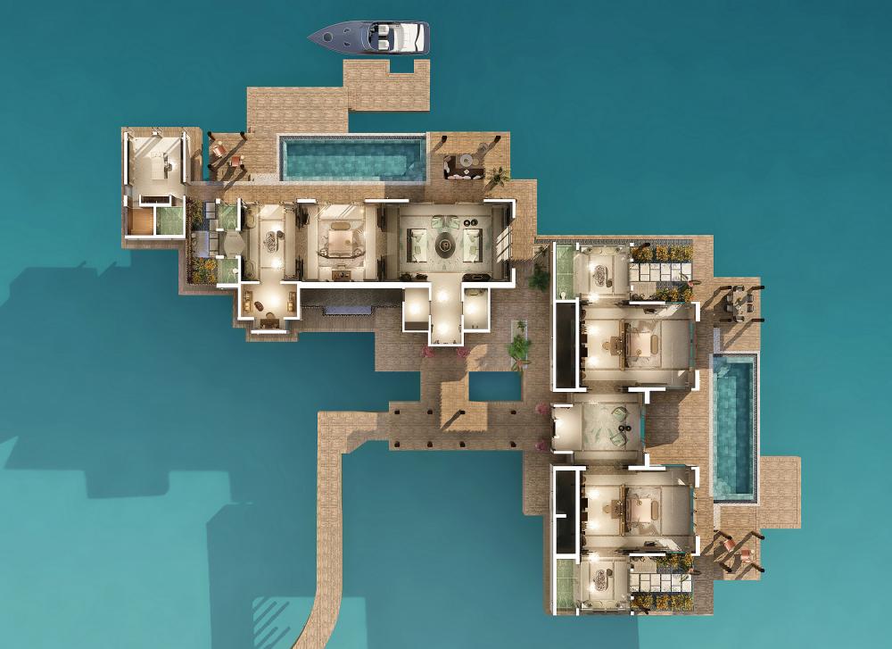 Joali Island Resort - Three Bedroom Ocean Residence Joali Island Resort - Muravandhoo Island, Maldives