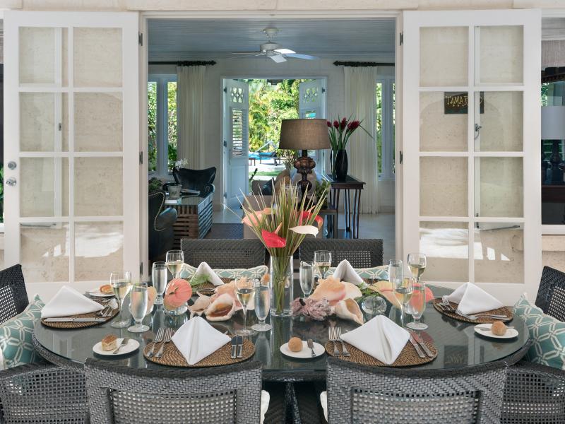 Coral Reef Club - Tamarind Villa , Beachfront villas Barbados , Porters , St James , West Coast Barbados 