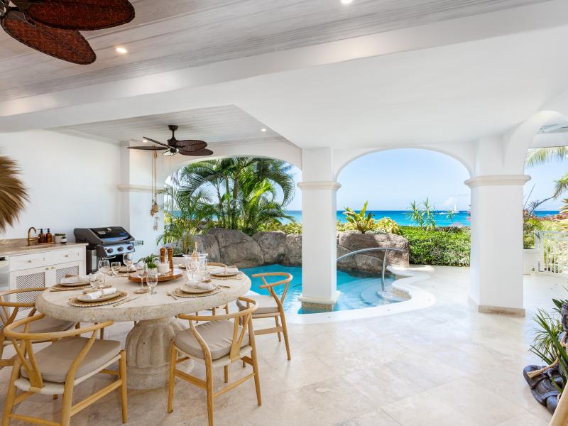 The Palms Old Trees - Beachfront , Beachfront villas Barbados , Old Trees , St James , West Coast Barbados 